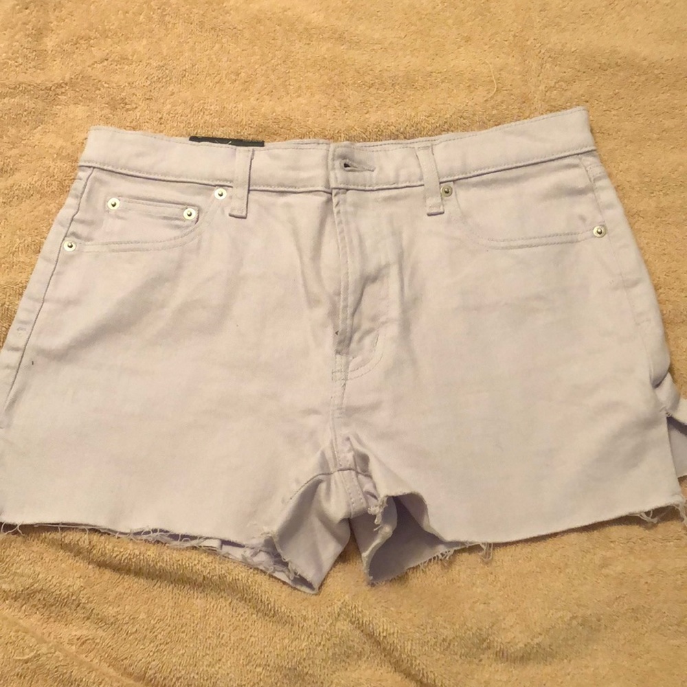 Gap light purple jean shorts